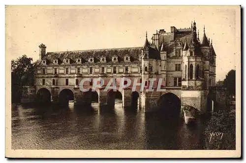 Cartes postales La Douce France Chateau de la Loire Chateau de Chenonceaux Facade Nord Est