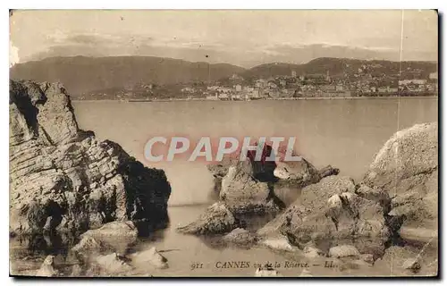 Cartes postales Cannes vue de la Reserve