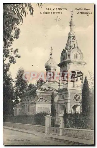 Ansichtskarte AK Cannes L'Eglise Russe Russie Russia