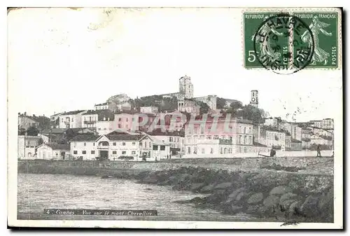 Cartes postales Cannes Vue sur le mont Chevalier