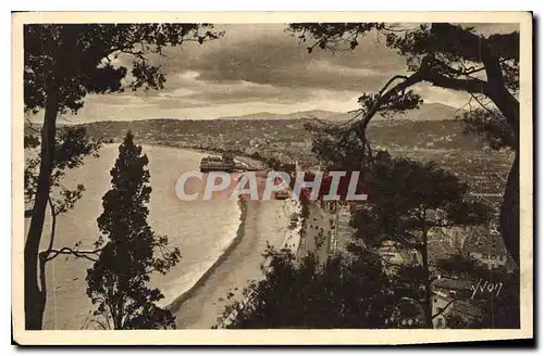 Ansichtskarte AK Nice Alpes Maritimes vue generale et Baie des Anges