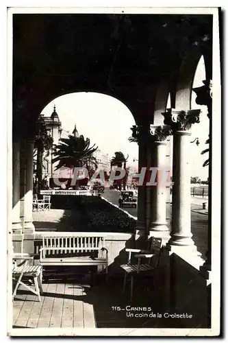 Cartes postales Cannes Un Coin de la Croisette