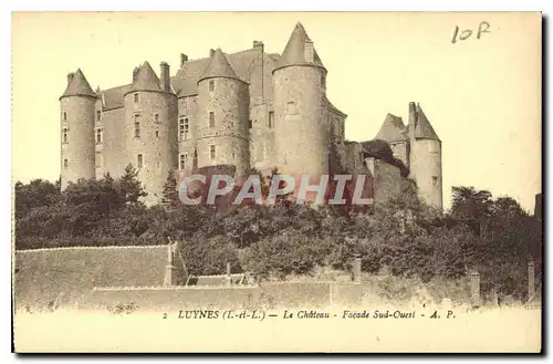 Cartes postales Luynes Le Chateau Facade Sud Ouesi