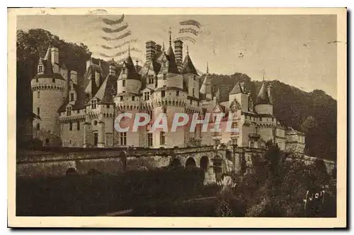 Cartes postales Chateau de Rigny Usse vue d'ensemble Nord Est