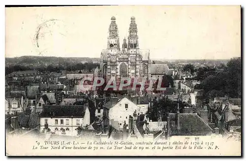 Cartes postales Tours La Cathedrale St Gatien