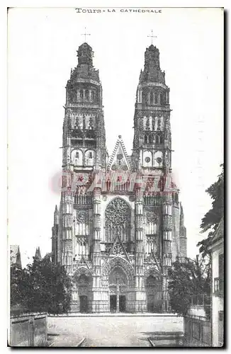 Cartes postales Tours Cathedrale