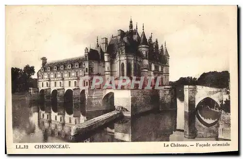 Cartes postales Chenonceaux le Chateau Facade orientale