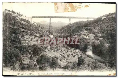 Cartes postales Ligne de sud Le Grand viaduc sur le Siagne