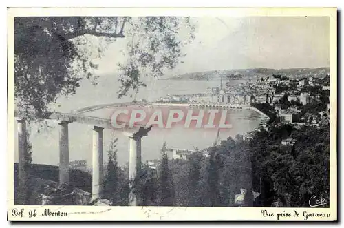 Cartes postales Menton Vue Prise de Garavan