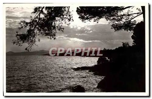 Cartes postales La Cote d'Azur Coucher de Soleil