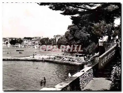 Ansichtskarte AK Juan Les Pins La Plage Belles Rives