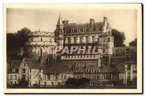 Cartes postales Amboise L et L Le Chateau mon hist XV siecle Habite par Louis XI et Louis XII