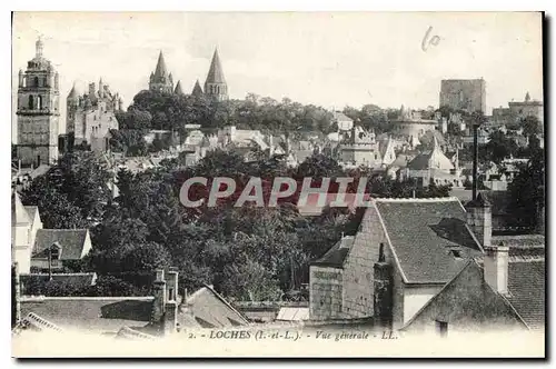 Ansichtskarte AK Loches Vue Generale