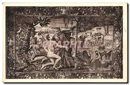 Cartes postales Langeais Tapisserie Creation de l'Homme