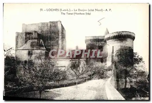 Ansichtskarte AK Loches Le Donjon