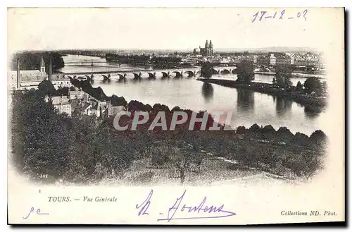 Cartes postales Tours Vue Generale