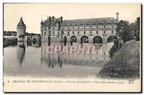 Ansichtskarte AK Chateau de Chenonceaux Facade Meridionale