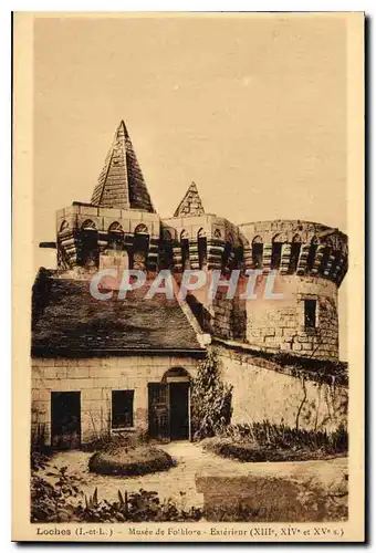 Cartes postales Loches Musee de Folklore Exterieur