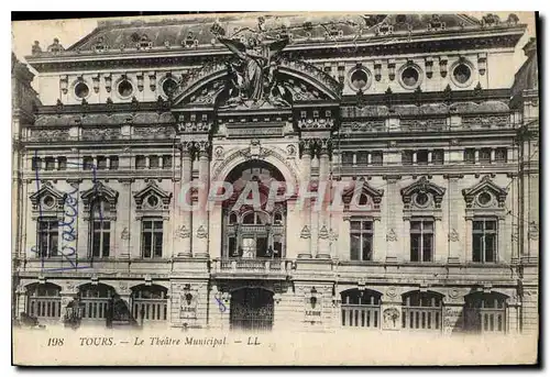 Cartes postales Tours Le Theatre Nunicipal