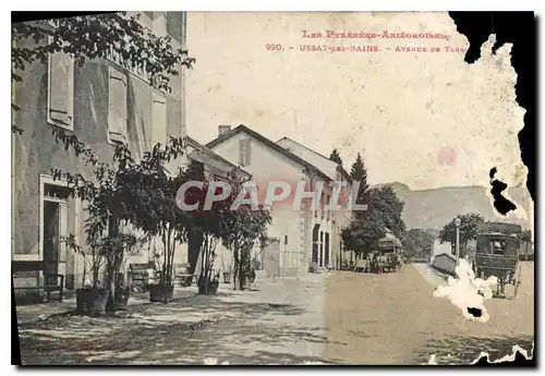 Cartes postales Ussat Les Bains Avenue de Tara