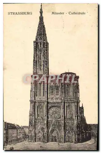 Cartes postales Strasbourg Minister Cathedrale