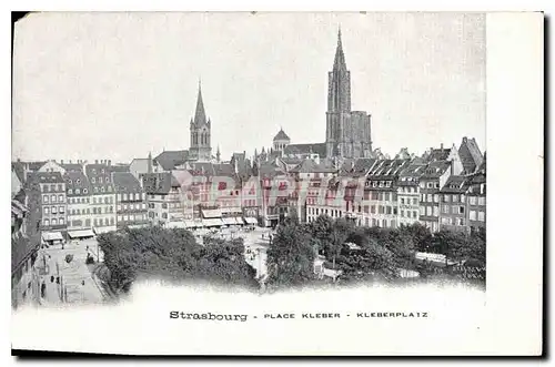 Cartes postales Strasbourg Place Kleber Kleberplatz