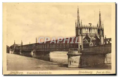 Cartes postales Strasbourg Pont du Rhin