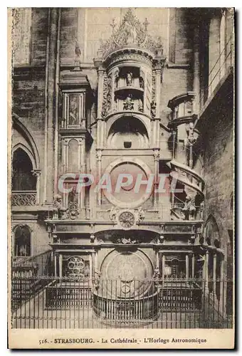 Cartes postales Strasbourg La Cathedrale L'Horloge Astronomique