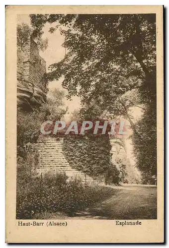 Cartes postales Haut Barr Alsace Esplanade