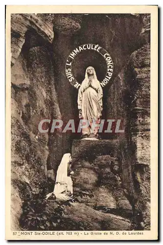 Ansichtskarte AK Mont St Odile La Grotte de ND de Lourdes