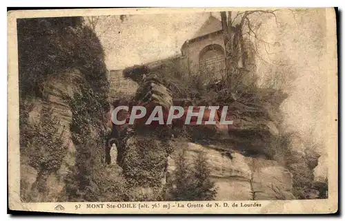 Cartes postales Mont Ste Odile La Grotte de ND de Lourdes