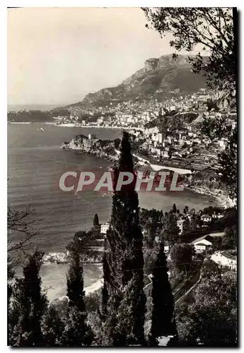 Cartes postales Monte Carlo vu de Roquebrune