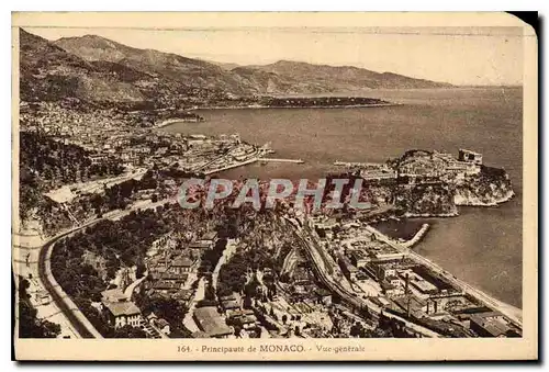 Cartes postales Principaute de Monaco vue generale