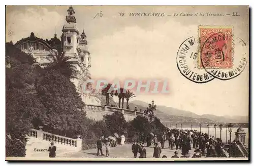 Cartes postales Monte Carlo La Casino et les Terrasses