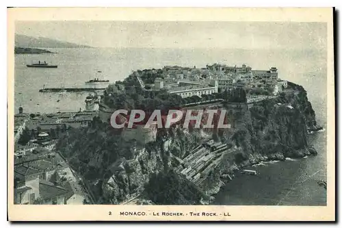 Cartes postales Monaco Le Rocher