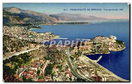 Cartes postales Principaute de Monaco vue generale