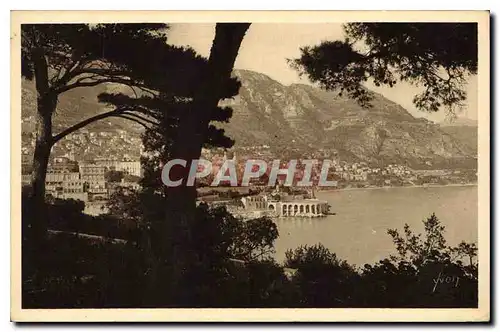 Cartes postales Monte Carlo Alpes Maritimes Vue generale prise de Monaco