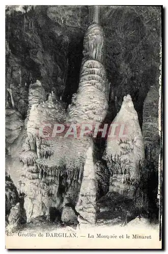 Cartes postales Grottes de Dargilan La Mosquee et le Minaret