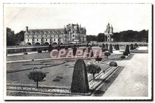 Cartes postales Chenonceaux Le Parc et le Chateau