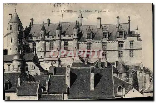 Cartes postales Loches Le Chateau Royal