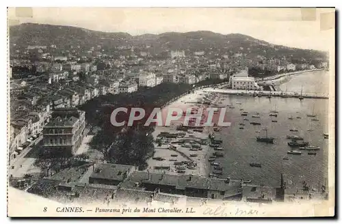 Ansichtskarte AK Cannes Panorama pris du Mont Chevalier