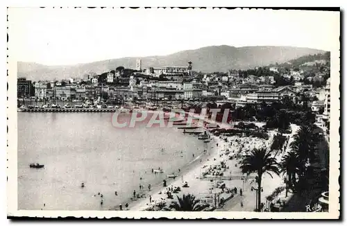 Cartes postales Cannes La Croisette et le Mont Chevalier