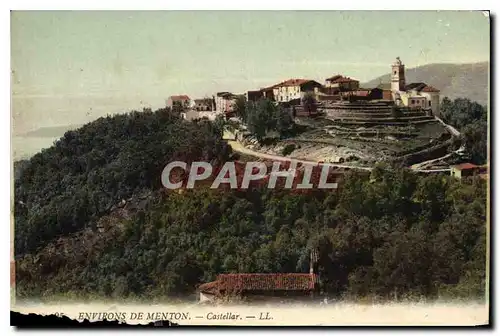 Cartes postales Environs de Menton Castellar