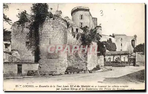 Cartes postales Loches Ensemble de la Tour Louis XV