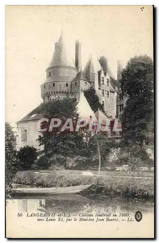 Ansichtskarte AK Langeais Chateau construit en 1460