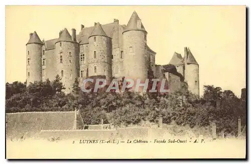 Ansichtskarte AK Luynes Le Chateau Facade Sud Ouest