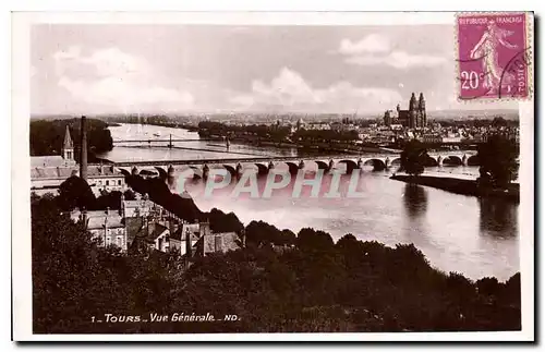 Cartes postales Tours Vue Generale