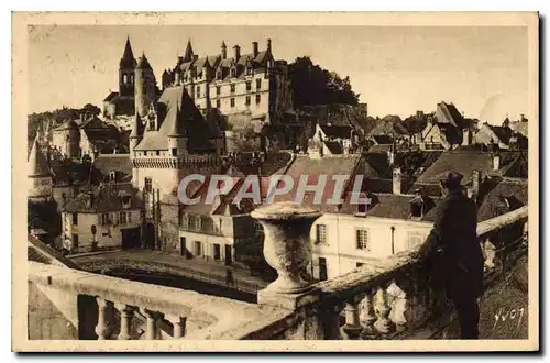 Ansichtskarte AK Loches Le Chateau Royal et la Porte des Cordeliers