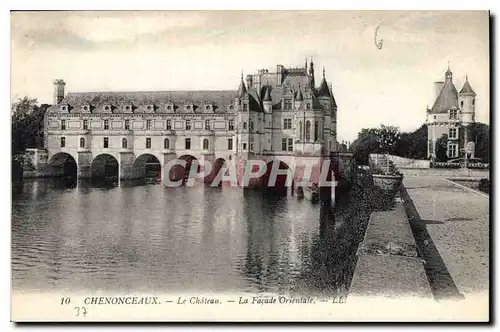 Cartes postales Chenonceaux Le Chateau La Facade Orientale