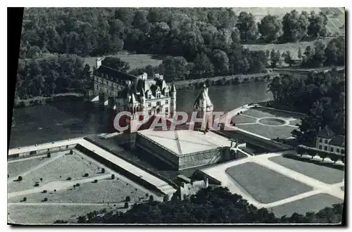 Ansichtskarte AK Chateau de Chenonceaux vu d'un Avion Air France